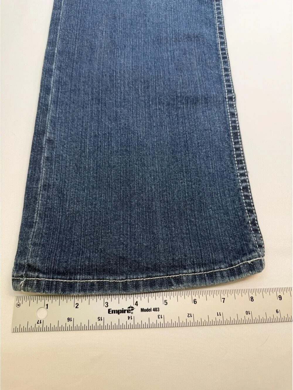 Buffalo David Bitton Men's Jeans Six-X Basic Slim Straight Mid Rise Size 36 Blue